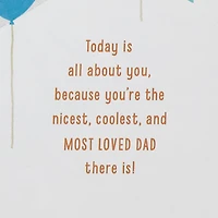 The Nicest, Coolest, Most Loved Dad Pop-Up Birthday Card for Dad for only USD 5.99 | Hallmark
