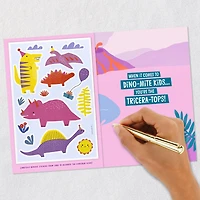 Dino-mite Kid Birthday Card With Stickers for only USD 4.99 | Hallmark