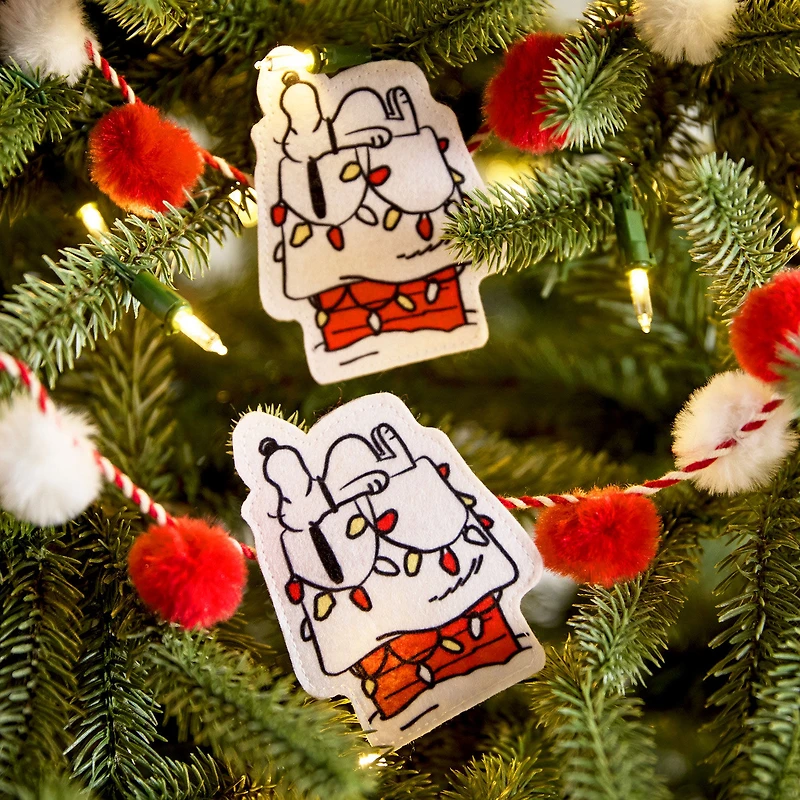 Peanuts® Snoopy Doghouse Fabric Hallmark Garland, 72" for only USD 14.99 | Hallmark