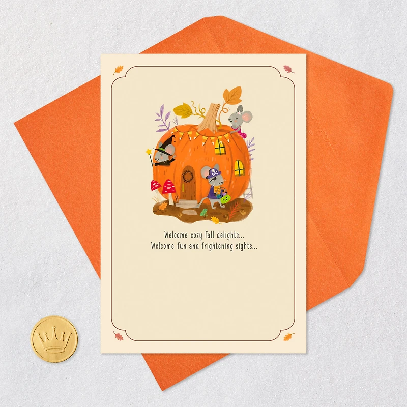 Welcome Cozy Fall Delights Halloween Card for only USD 2.00 | Hallmark