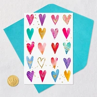 Colorful Hearts Blank Card for only USD 2.50 | Hallmark