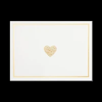 Glittery Gold Hearts Blank Note Cards, Box of 10 for only USD 9.99 | Hallmark
