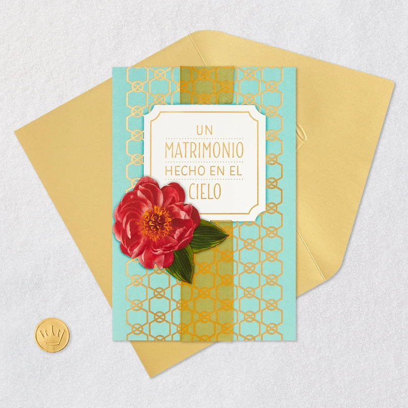 Made in Heaven Spanish-Language Wedding Card for Couple for only USD 5.99 | Hallmark