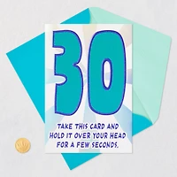 Glittery Numbers Funny 30th Birthday Card for only USD 5.99 | Hallmark