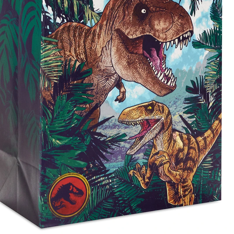 13" Jurassic Park T-Rex Territory Large Gift Bag With Tissue Paper for only USD 6.99 | Hallmark