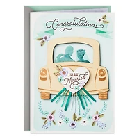 Life Is a Beautiful Adventure Wedding Card With Magnetic Photo Frame for only USD 9.99 | Hallmark