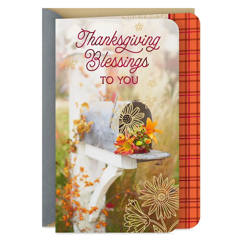 A Thankful Smile Across the Miles Thanksgiving Card for only USD 3.99 | Hallmark