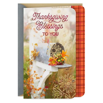A Thankful Smile Across the Miles Thanksgiving Card for only USD 3.99 | Hallmark