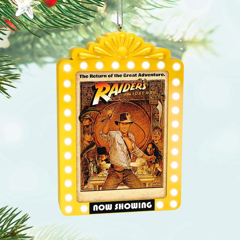 Indiana Jones™ and the Raiders of the Lost Ark™ Now Showing Ornament With Light for only USD 30.99 | Hallmark