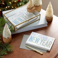 Silver Diamonds Boxed New Year Cards, Pack of 16 for only USD 15.49 | Hallmark