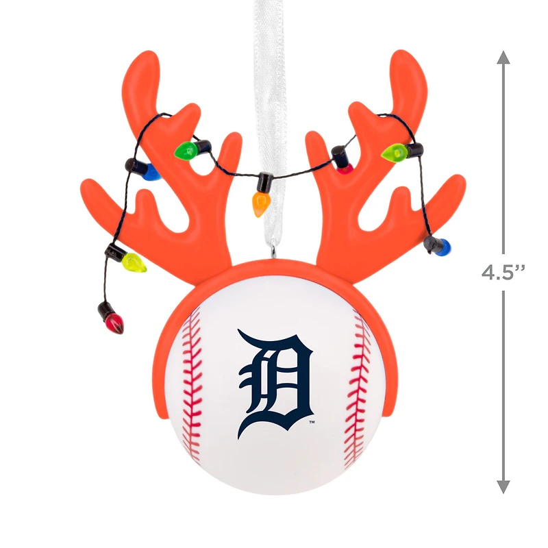 MLB Detroit Tigers™ Reindeer Baseball Hallmark Ornament for only USD 12.99 | Hallmark