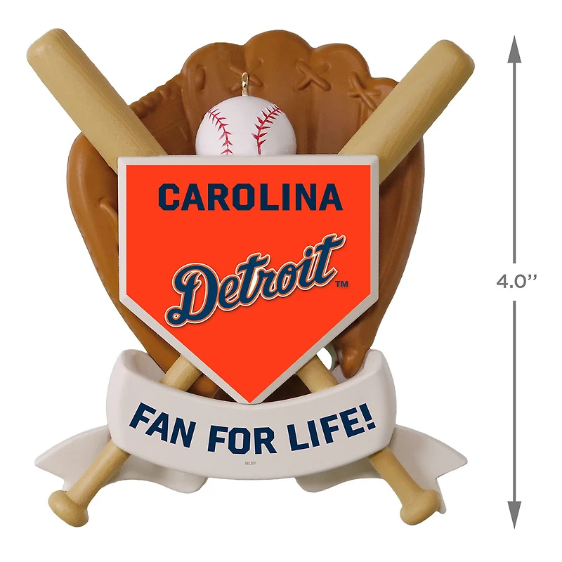 MLB Detroit Tigers™ Baseball Personalized Ornament