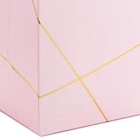 13" Gold Lines on Light Pink Wine Gift Bag for only USD 5.99 | Hallmark
