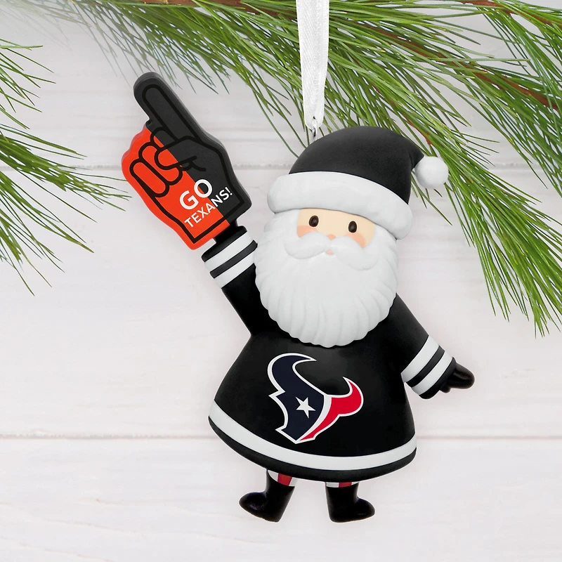 NFL Houston Texans Santa Fan Hallmark Ornament for only USD 12.99 | Hallmark