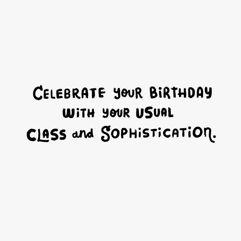 Classy Nose Picker Funny Birthday Card for Him for only USD 3.99 | Hallmark