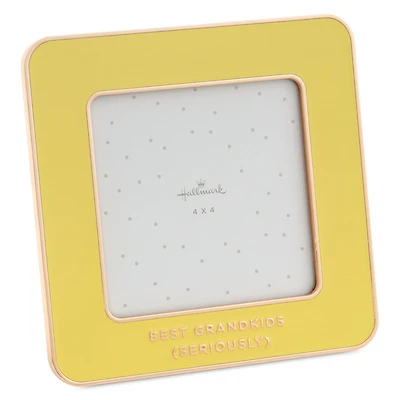 Best Grandkids Yellow Enamel Picture Frame, 4x4 for only USD 22.99 | Hallmark