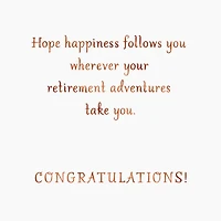 Good Times Ahead Retirement Card for only USD 4.99 | Hallmark