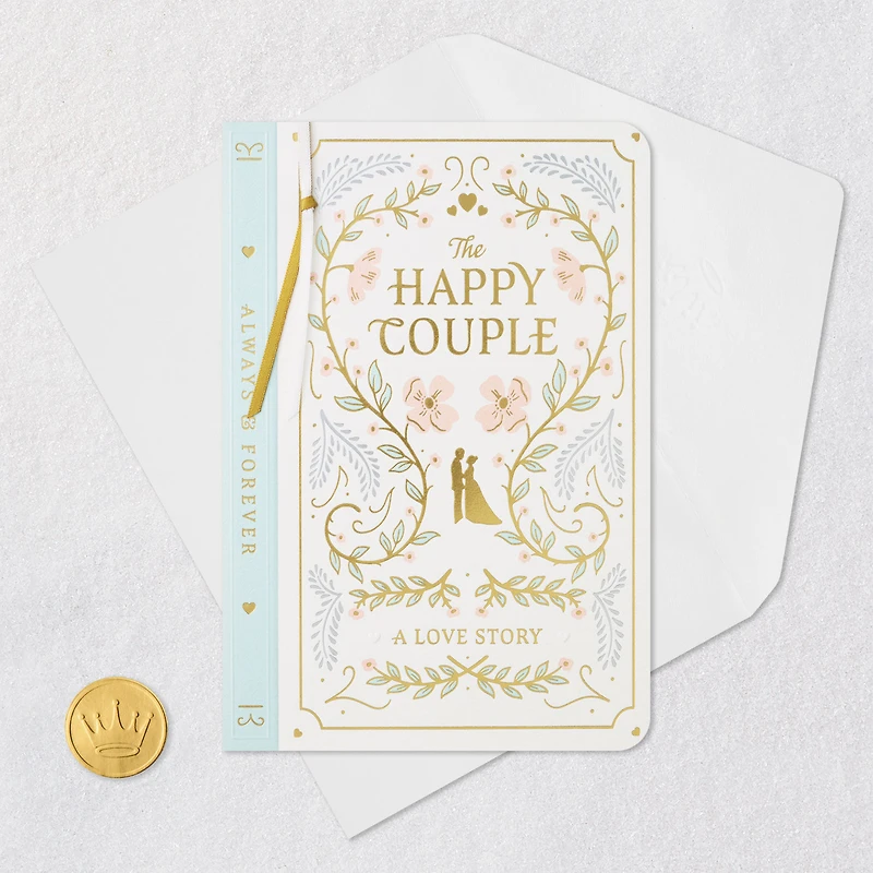 Happiness in Every Chapter to Come Wedding Card for only USD 8.59 | Hallmark