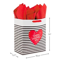 13" Stripes and Red Truck 2-Pack Large Valentine's Day Gift Bags With Tissue Paper for only USD 10.49 | Hallmark