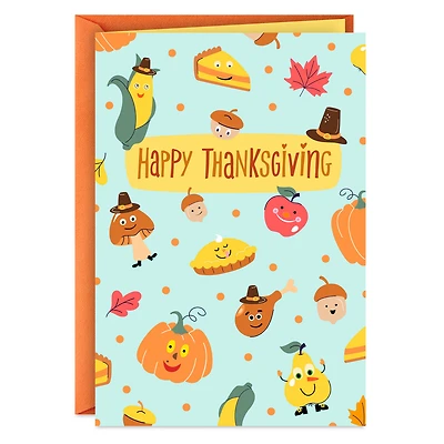 Extra Happy, Extra Fun Thanksgiving Card for Kids for only USD 0.99 | Hallmark