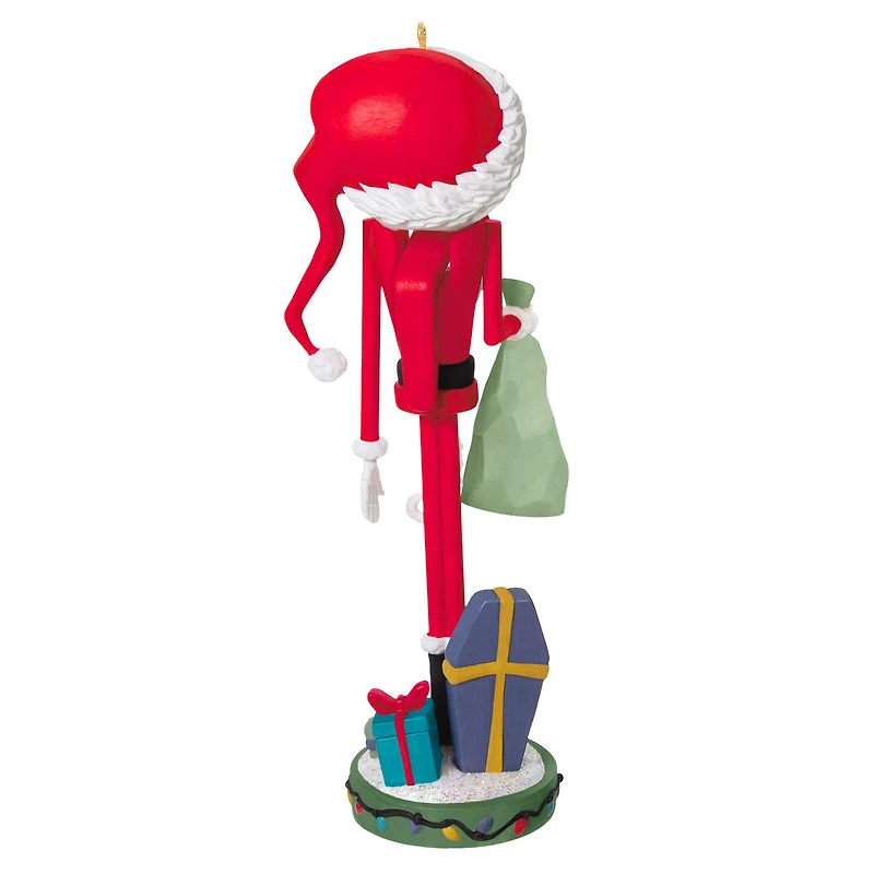 Disney Tim Burton's The Nightmare Before Christmas Santa Jack Skellington Nutcracker Ornament for only USD 31.99 | Hallmark
