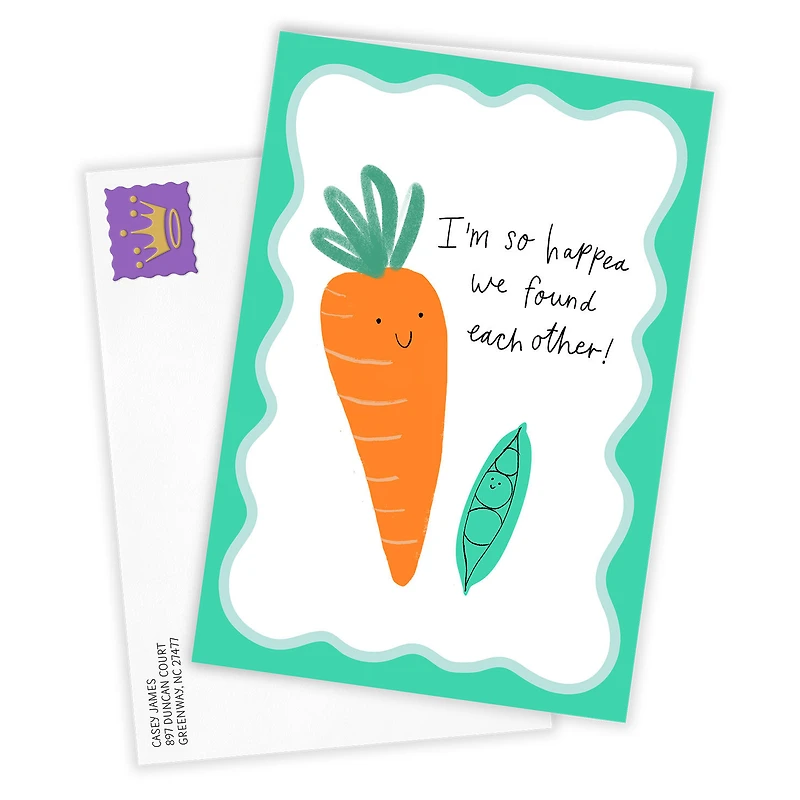Peas and Carrot Custom Love Card for only USD 4.99 | Hallmark