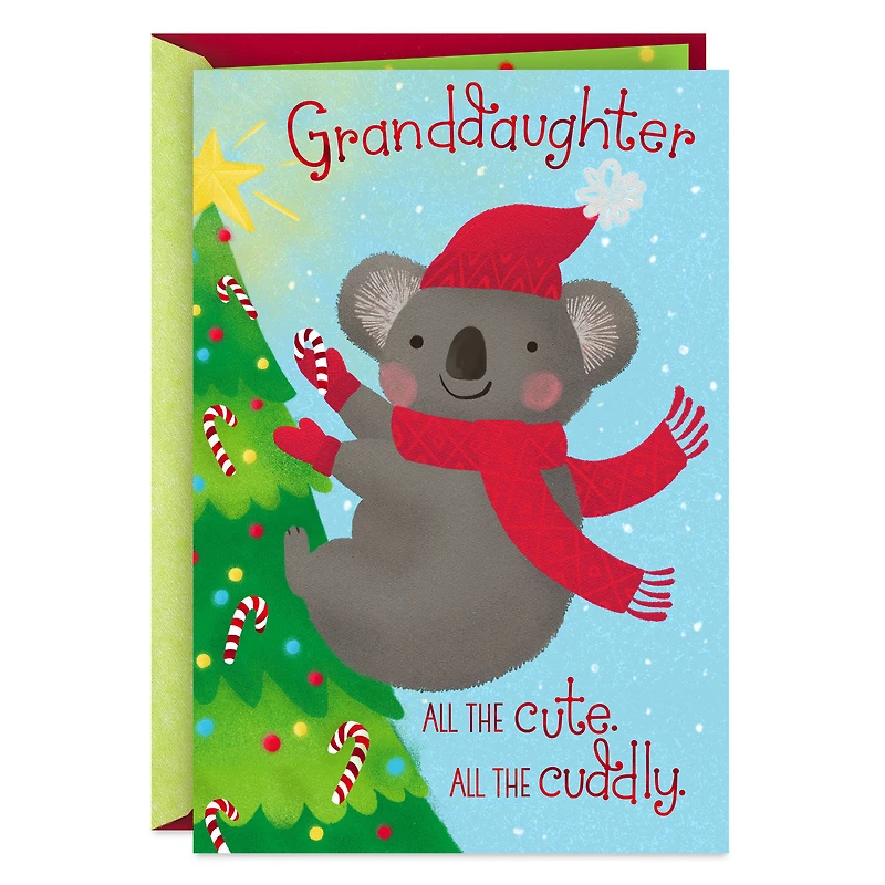 All the Cute and Cuddly Christmas Card for Granddaughter for only USD 3.99 | Hallmark
