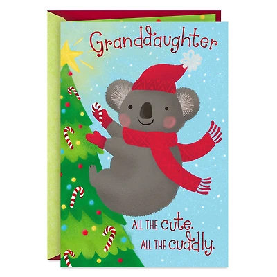 All the Cute and Cuddly Christmas Card for Granddaughter for only USD 3.99 | Hallmark