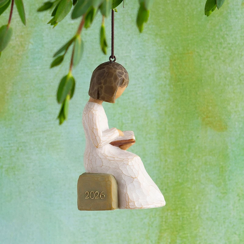 Willow Tree Figurine With Book 2026 Year-Dated Ornament for only USD 26.00 | Hallmark
