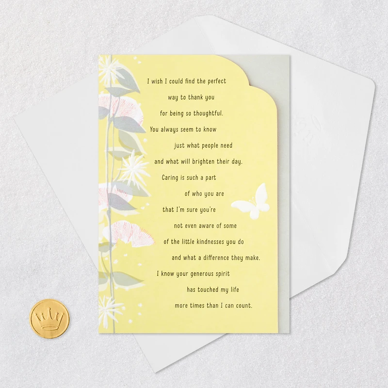 Your Kindness Means So Much Thank-You Card for only USD 4.99 | Hallmark