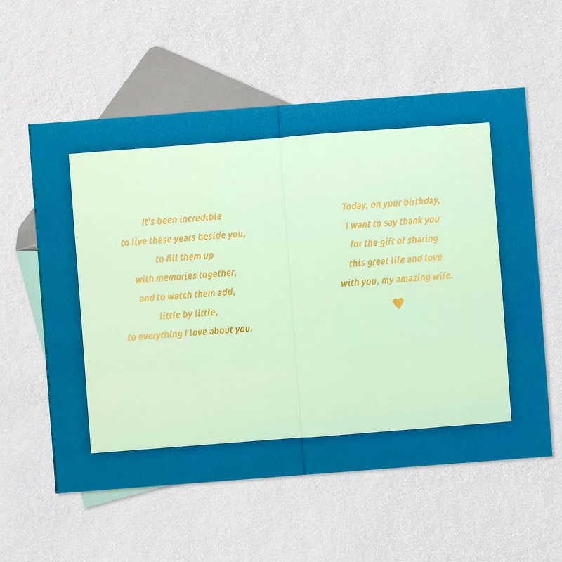Love You More Every Year Birthday Card for Wife for only USD 7.59 | Hallmark
