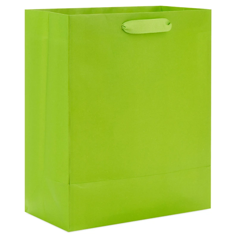 9.6" Solid Lime Green Medium Gift Bag for only USD 3.49 | Hallmark