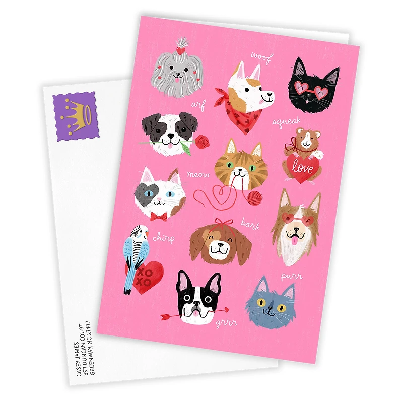 Cute Pet Love Wishes Custom Valentine's Day Card for only USD 4.99 | Hallmark