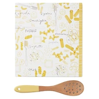 Pasta Recipe Organizer Book With Wooden Strainer Spoon for only USD 32.99 | Hallmark