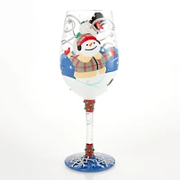 Lolita First Christmas Snow Handpainted Wine Glass, 15 oz. for only USD 32.99 | Hallmark