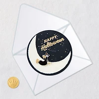 Witch on Broomstick Paper Craft Halloween Card With Motion for only USD 5.99 | Hallmark