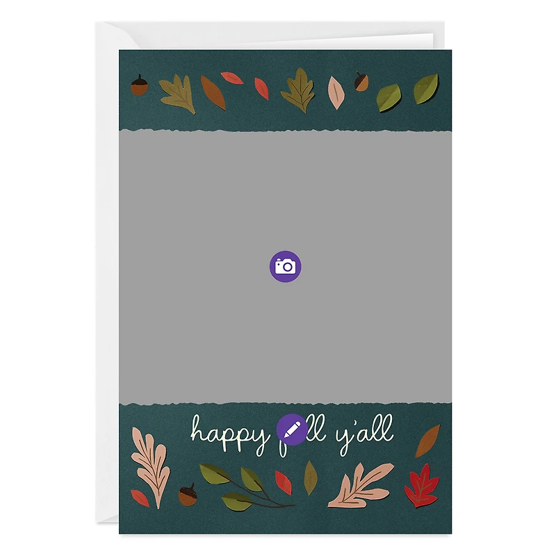 Personalized Fall Leaves Photo Card for only USD 4.99 | Hallmark