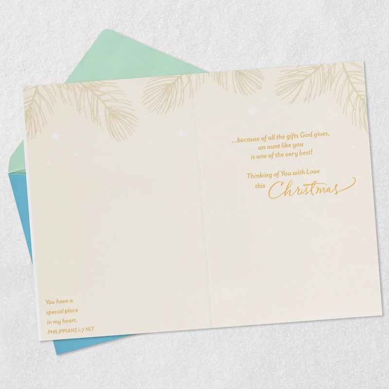 You're One of the Best Gifts from God Religious Christmas Card for Aunt for only USD 3.99 | Hallmark