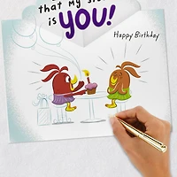 Things We Share Funny Pop-Up Birthday Card for Sister for only USD 6.99 | Hallmark