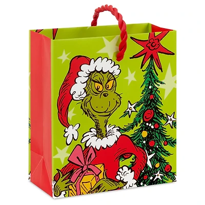 4.6" Dr. Seuss's How the Grinch Stole Christmas!™ Grinch on Green Gift Card Holder Mini Bag for only USD 2.49 | Hallmark