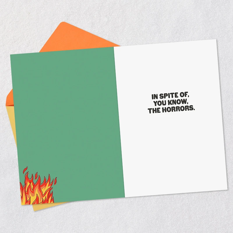 Dumpster Fire Horrors Funny Birthday Card for only USD 4.49 | Hallmark