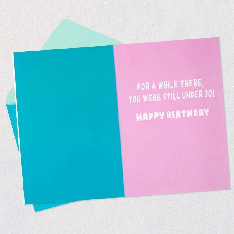Glittery Numbers Funny 30th Birthday Card for only USD 5.99 | Hallmark