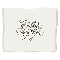 Better Together Embroidered Throw Blanket, 80x60 for only USD 49.99 | Hallmark