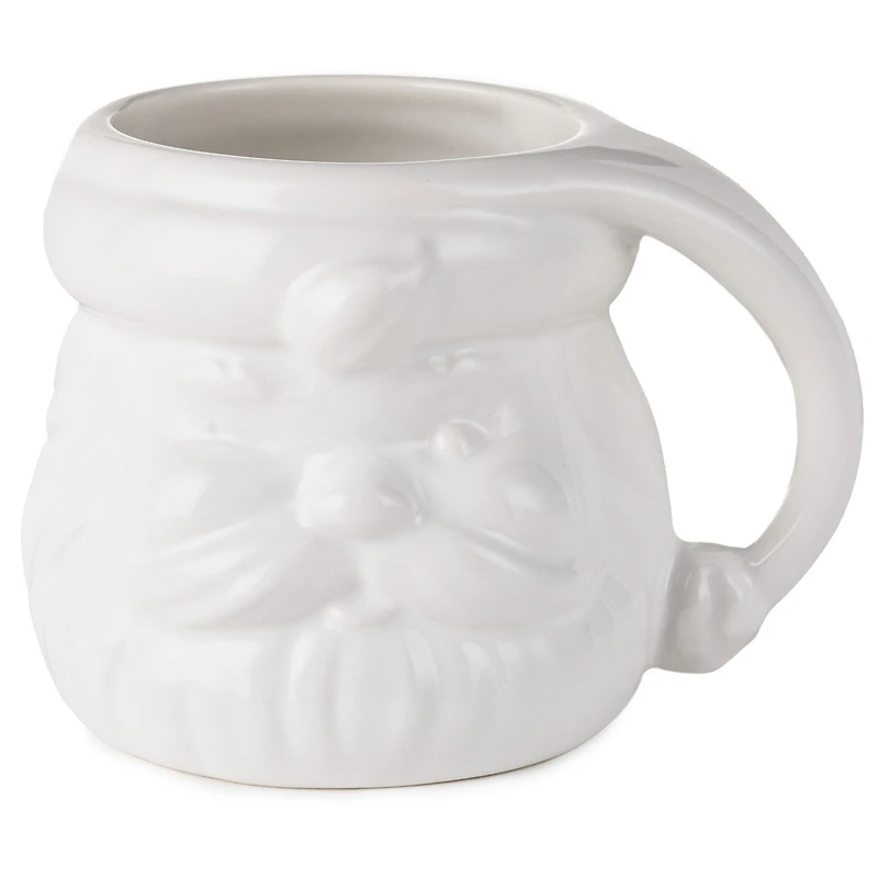 White Sculpted Santa Mug, 8 oz. for only USD 16.99 | Hallmark