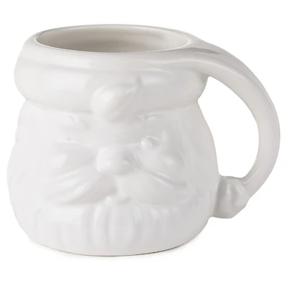 White Sculpted Santa Mug, 8 oz. for only USD 16.99 | Hallmark