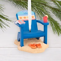 Retired and Happy Beach Chair Hallmark Ornament for only USD 14.99 | Hallmark