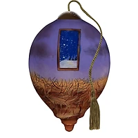 Ne'Qwa Art O Night Divine Mary and Baby Jesus Glass Christmas Ornament for only USD 35.00 | Hallmark