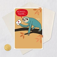 Almost There, Sloth Funny Belated Birthday Card for only USD 4.49 | Hallmark