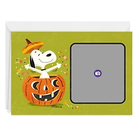 Peanuts® Snoopy Pumpkin Custom Halloween Card for only USD 4.99 | Hallmark