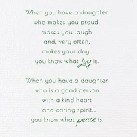 You Bring So Much Love to Life Christmas Card for Daughter for only USD 6.59 | Hallmark